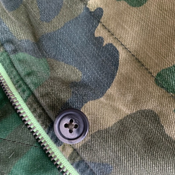 Free people Camouflage Military jacket size M - Picture 7 of 8